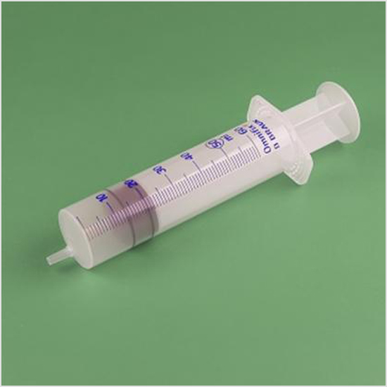 50ml disposable Omnifix syringe with Luer connection,