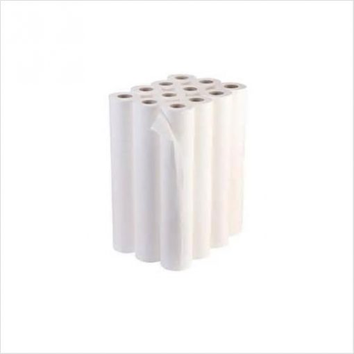 disposable white paper couch roll box of 12